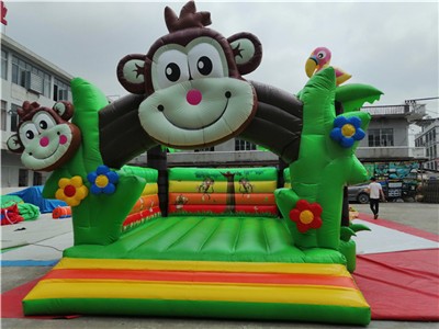 Monkey Inflatable Bouncing Castle for Kids